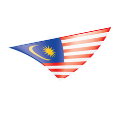 Malaysia flag, vector illustration