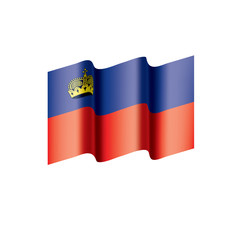 Fototapeta premium liechtenstein flag, vector illustration