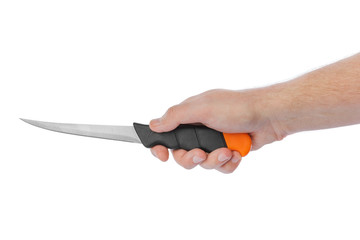 Hand with knife