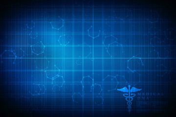 2d illustration Abstract futuristic electronic circuit technology background
