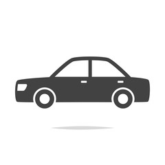 Fototapeta premium Car icon vector isolated