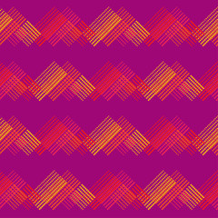 Seamless geometric pattern. The texture of the triangles at points. Scribble texture. Textile rapport.
