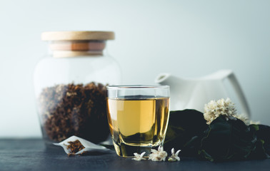 Tea Coffee flower tea Flower tea in door sofe light