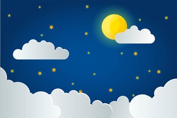 starry night sky background for decoration