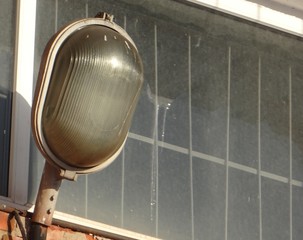 The flashlight on the Windows.