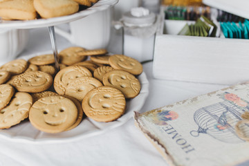 Breakfast table decoration
