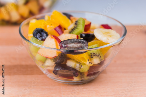 Beautiful Delicious Fresh Vegetarian Fruit Salad In A Glcup A Healthy Low Calorie Beautiful Delicious Fresh Vegetarian Fruit Salad In A Glcup A Healthy Low Calorie
