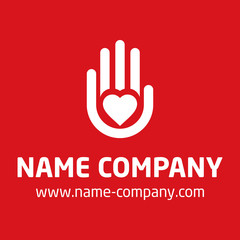 Obraz premium logo aide association caritatif soutien 