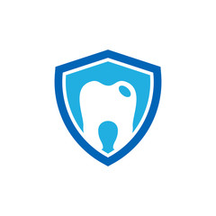 Dental Shield Logo Icon Design