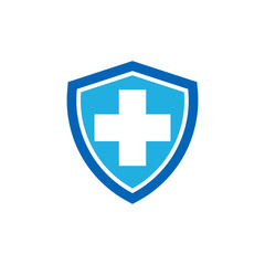 Medical Shield Logo Icon Design