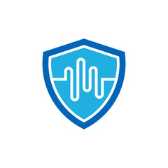 Signal Shield Logo Icon Design