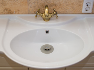 Fototapeta premium Seal bathtub gray plug