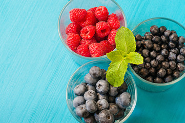Fresh mixed of berries