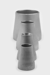 Seamless gears on a white background