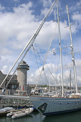 Yachts in Falmouth Harbour