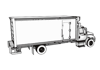 sketch of the truck vector.