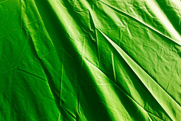 Green awning as a background