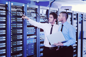 it enineers in network server room