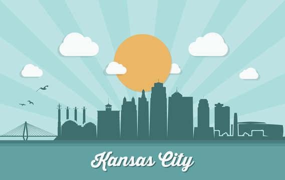 Kansas City skyline - Missouri