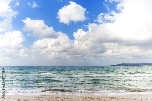 Spiaggia Di Maria Pia Alghero Sardegna Italy Stock Photo