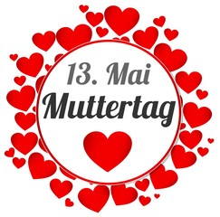 Am 13. Mai ist Muttertag 