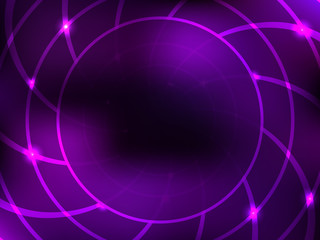 Abstract 3D cosmic background with space for text. Black hole. Vector illustration.