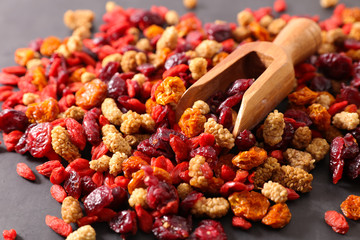 assorted dry berry fruit © M.studio
