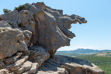 Am "Capo d'Orso, dem Bärenfelsen - Wahrzeichen von Nordsardinien