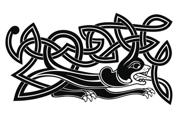 Celtic two-headed dragon.