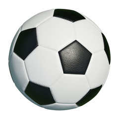 Klassischer Fußball isoliert vor weiß © Robert Kneschke