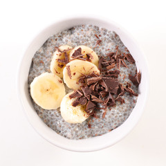 bowl of chia pudding