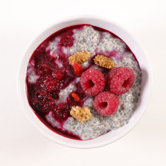 bowl of chia pudding