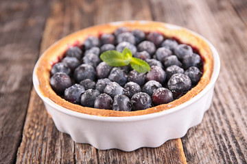 delicious blueberry tart