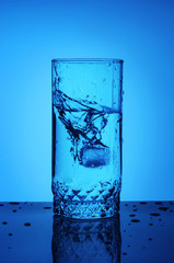 Glass with water