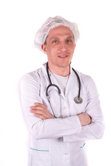 Doctor On White Background