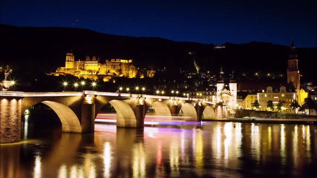 Heidelberg - Old Bridge (Carl Theodor Bridge) 4K