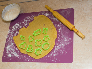 Cook the dough cookies