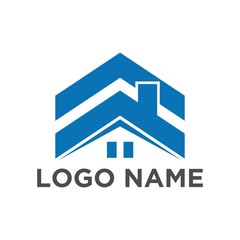 Real Estate and construction vector logo design template. House abstract concept icon.