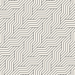 Vector seamless pattern. Modern stylish abstract texture. Repeating geometric tiles
