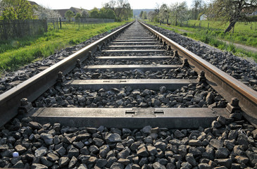 Fototapeta premium eisenbahngleise