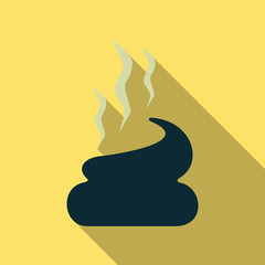 Creative and Minimal Rational Shit Icon Emblem Logo