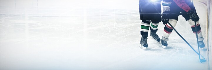 Composite image of hockey