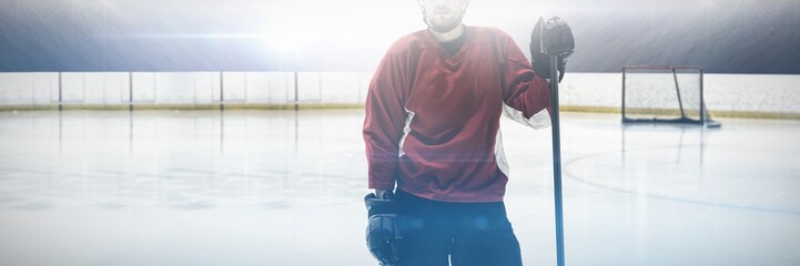 Composite image of hockey