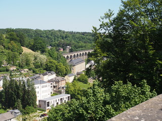 Fototapeta na wymiar Die Stadt Luxemburg (luxemburgisch Stad Lëtzebuerg) ist die Hauptstadt des Großherzogtums Luxemburg 