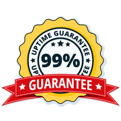 99% Uptime Guarantee illustration