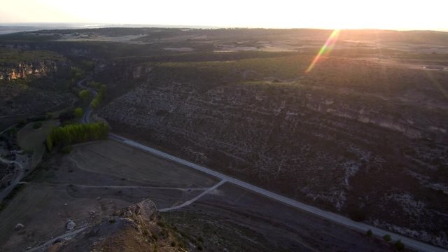 Ciudad romana de Valeria,yacimiento romano  en la Hoz del r&iacute;o Gritos en la localidad de Valeria, municipio de Las Valeras, provincia de Cuenca, Castilla La Mancha (Espa&ntilde;a)