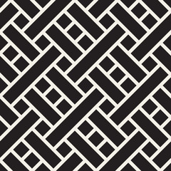 Vector seamless pattern. Modern stylish abstract texture. Repeating geometric tiles