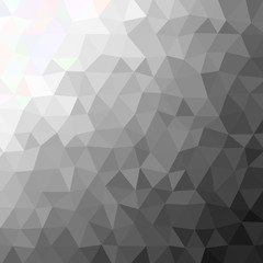 Retro geometrical irregular triangle pattern background - vector illustration