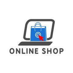 online shop logo vector