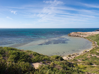 Bay on Penguin Island Conservation Park, Western Australia
